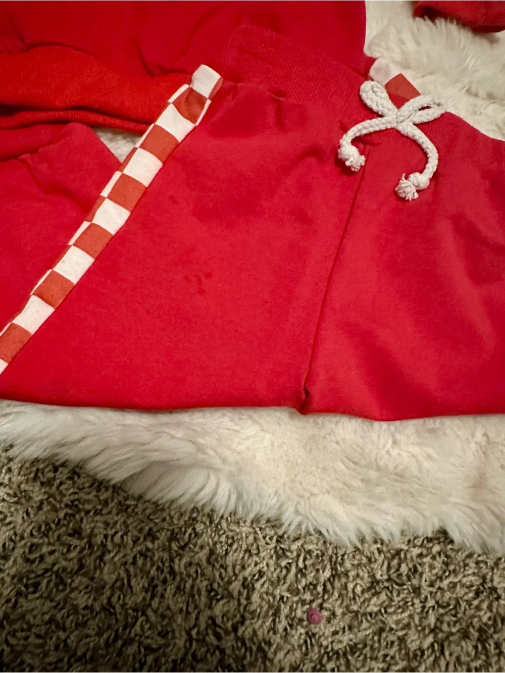 Kids Red 'Santa' Holiday Outfit 18-24M